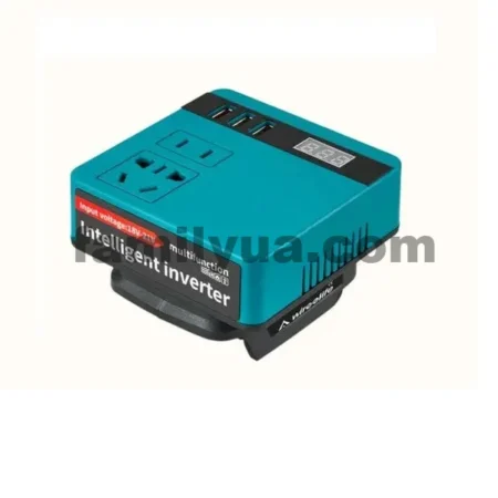 Акумуляторний інвертор напруги (без акумулятора) DC 18-21V на 220V 120W