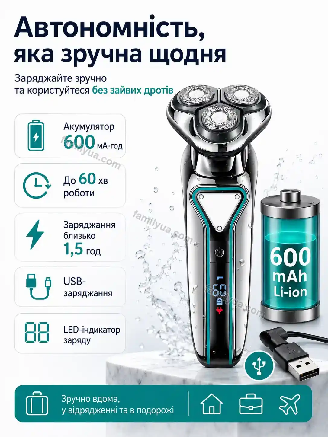 ✨ Електробритва Svitlo Plus Soft - деталі