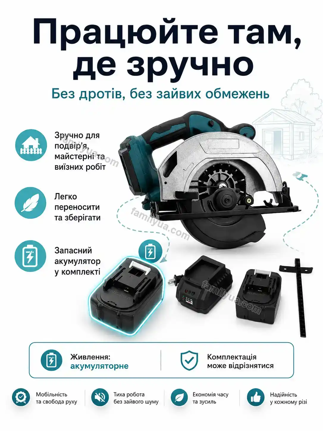 ✨ Циркулярна пилка Lagom Go Calm - деталі