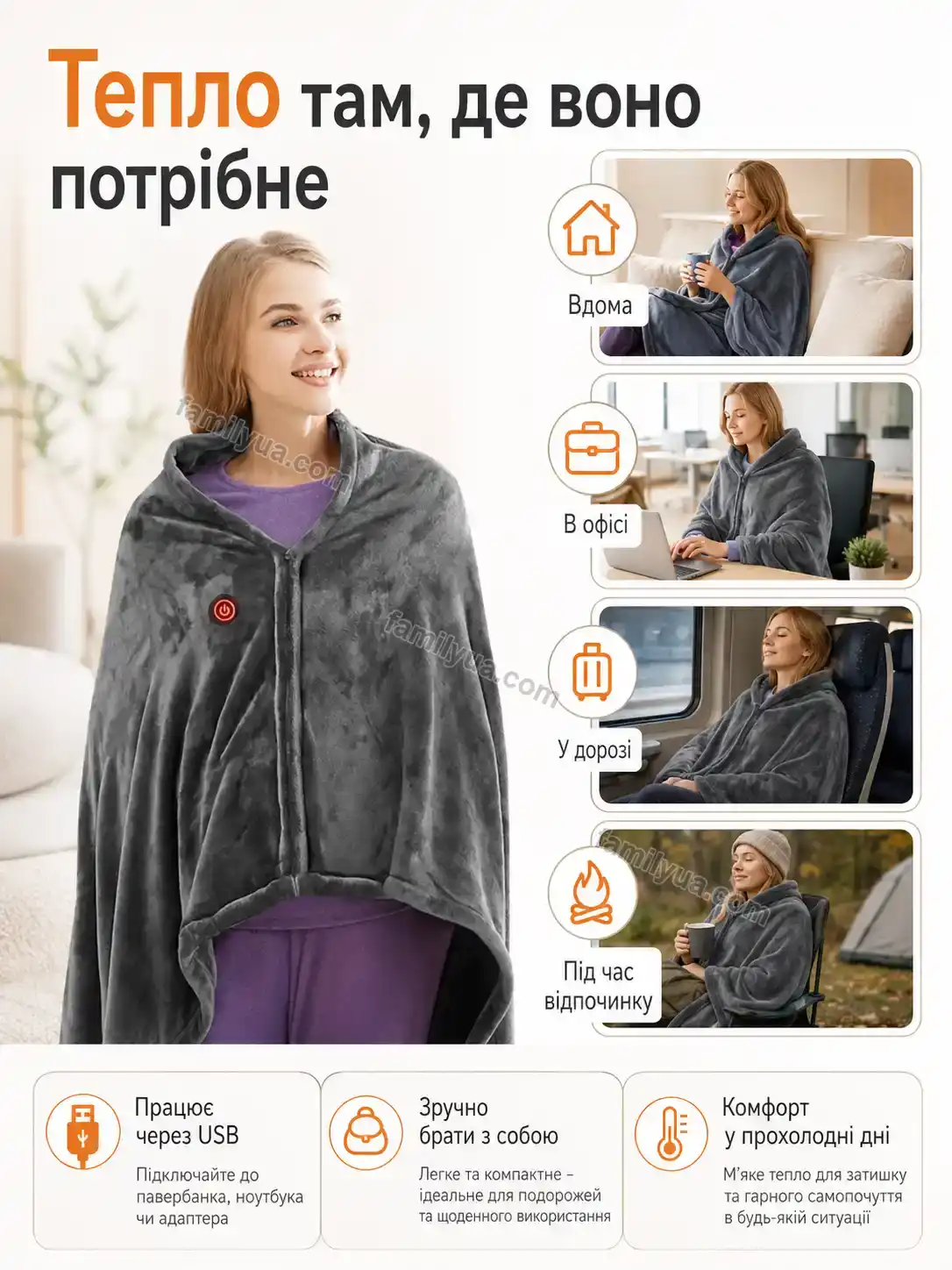 ✨ Ковдра Mriya Lite Urban - використання