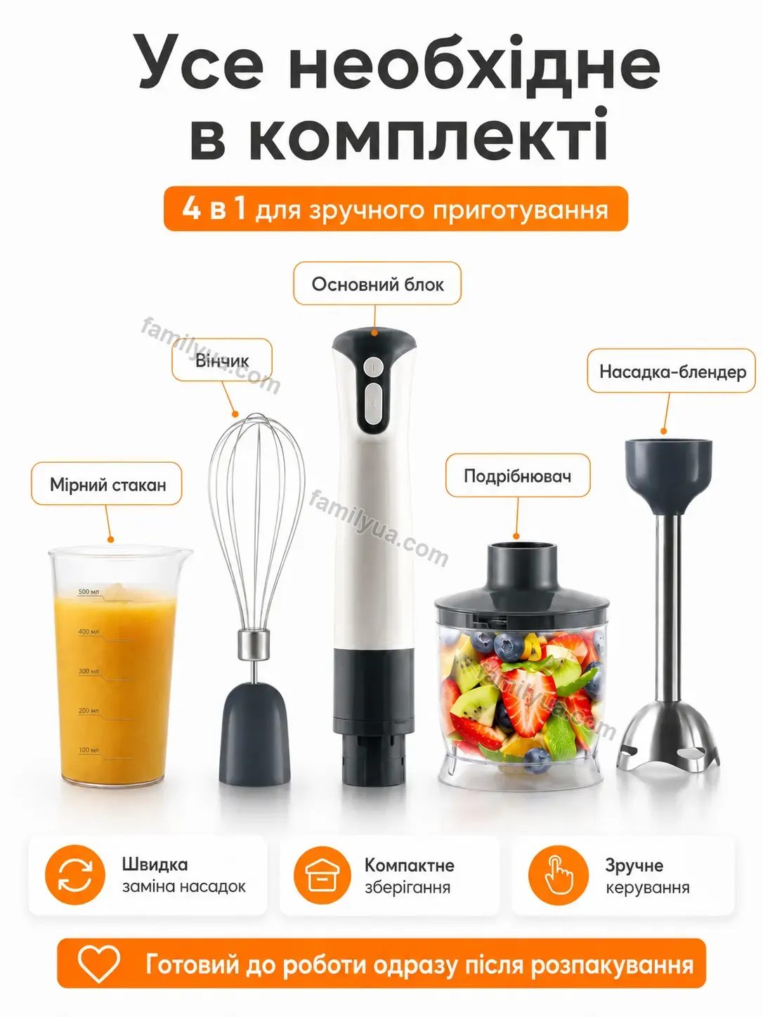 ✨ Блендер Zorya Plus Soft - деталі