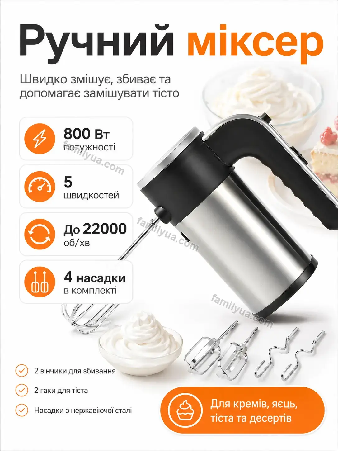 ✨ Міксер Nuvia Home Soft