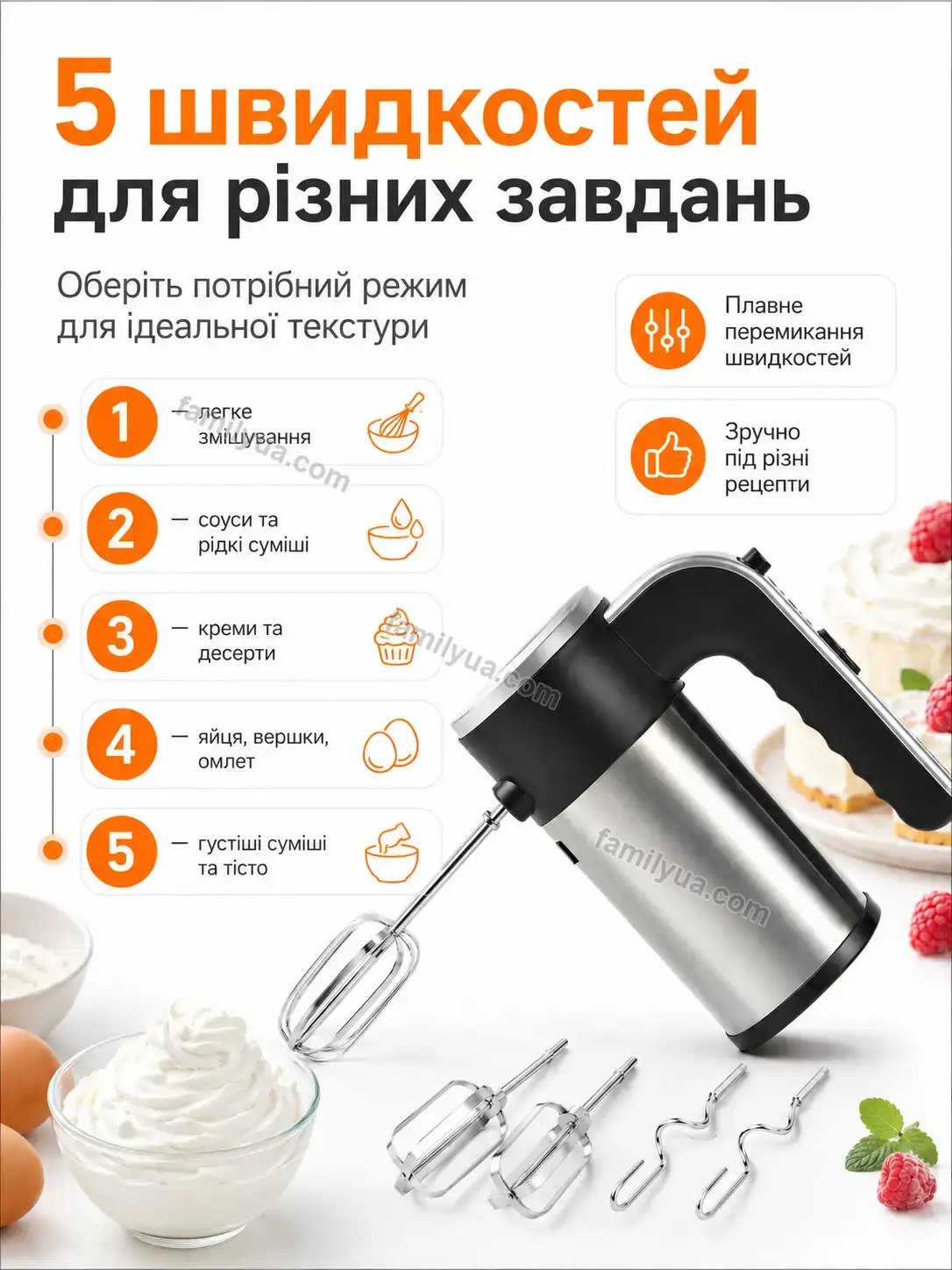 ✨ Міксер Laska Home Soft - деталі