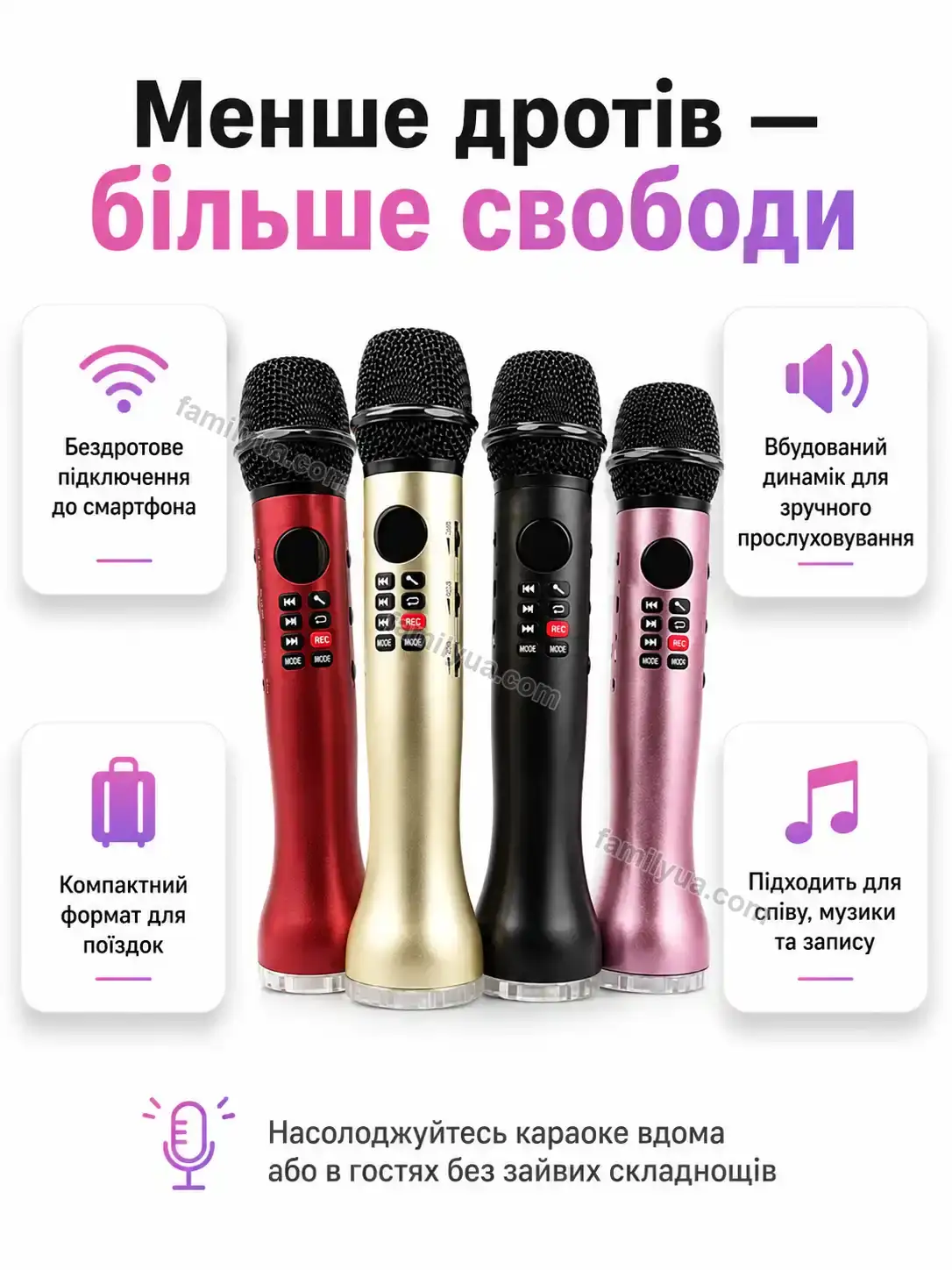 ✨ Мікрофон Svitlo Mini Soft - фото