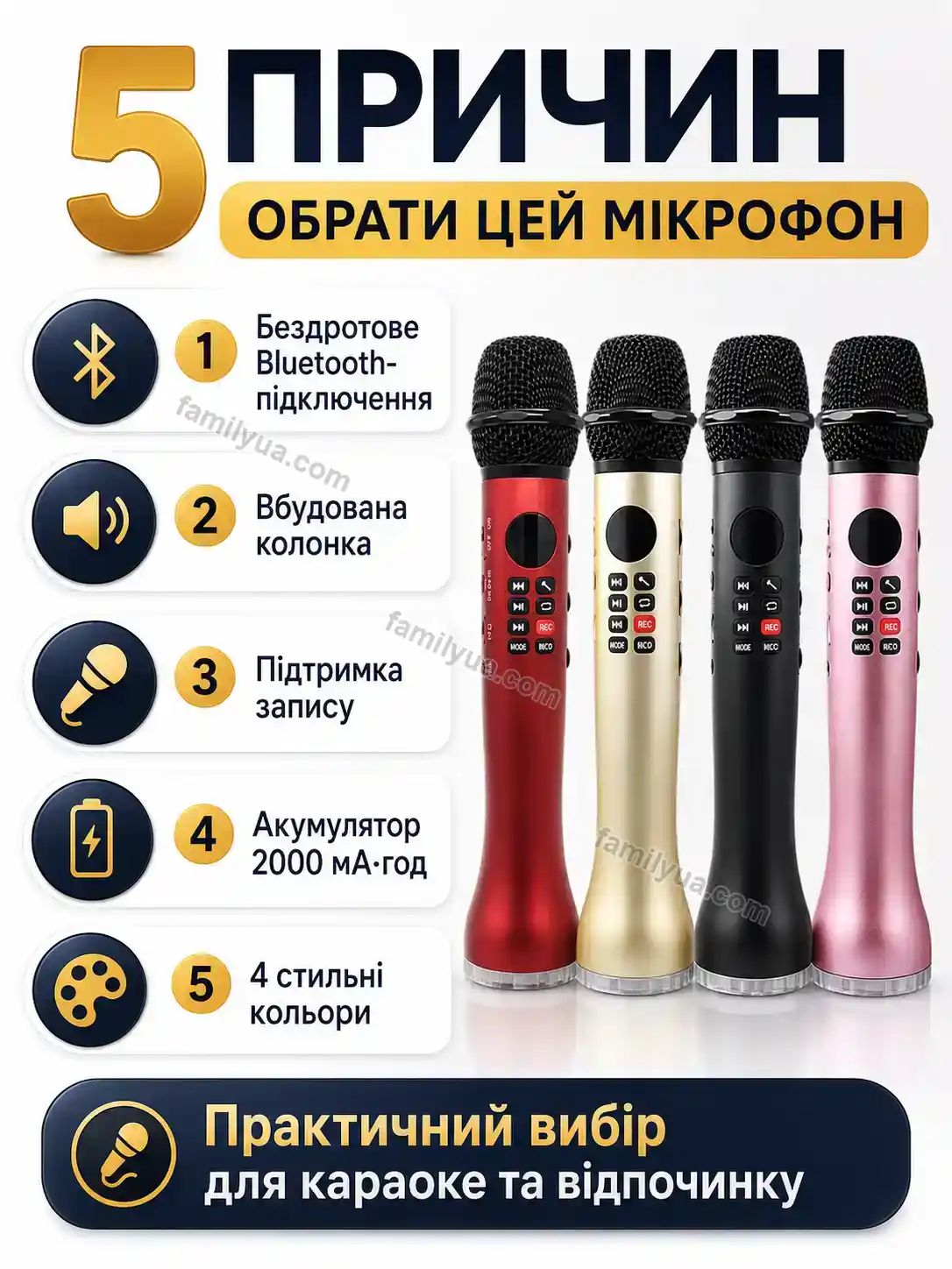 ✨ Мікрофон Svitlo Mini Soft - фото
