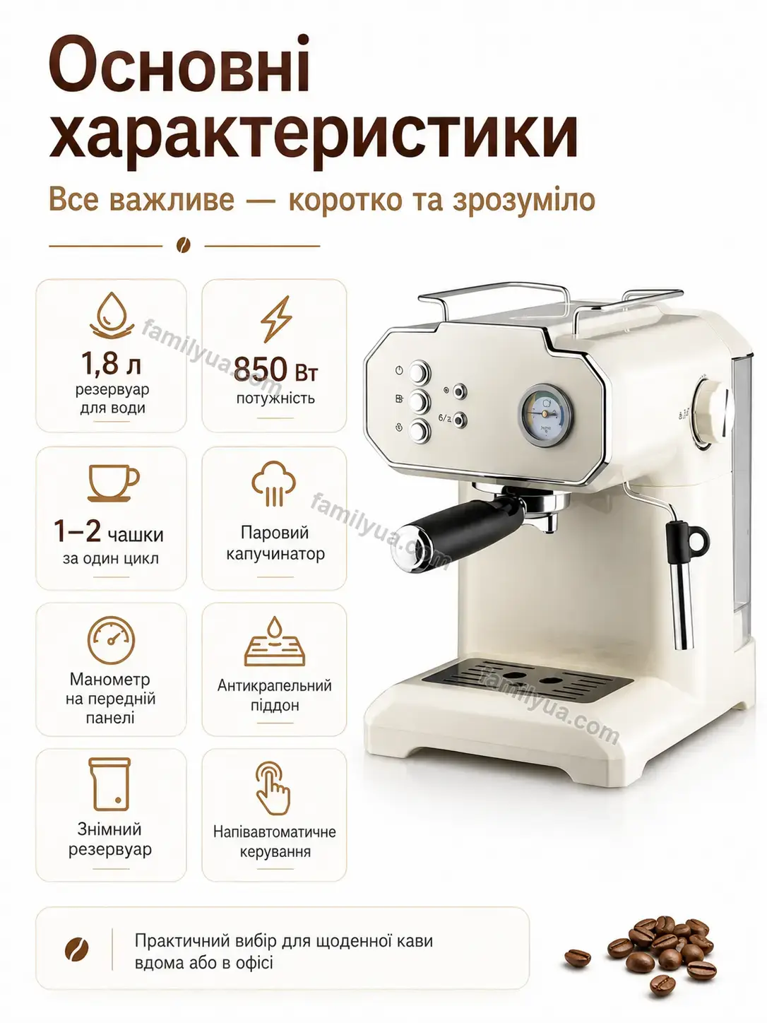 ✨ Кофемашина . Joyvia Fresh Calm