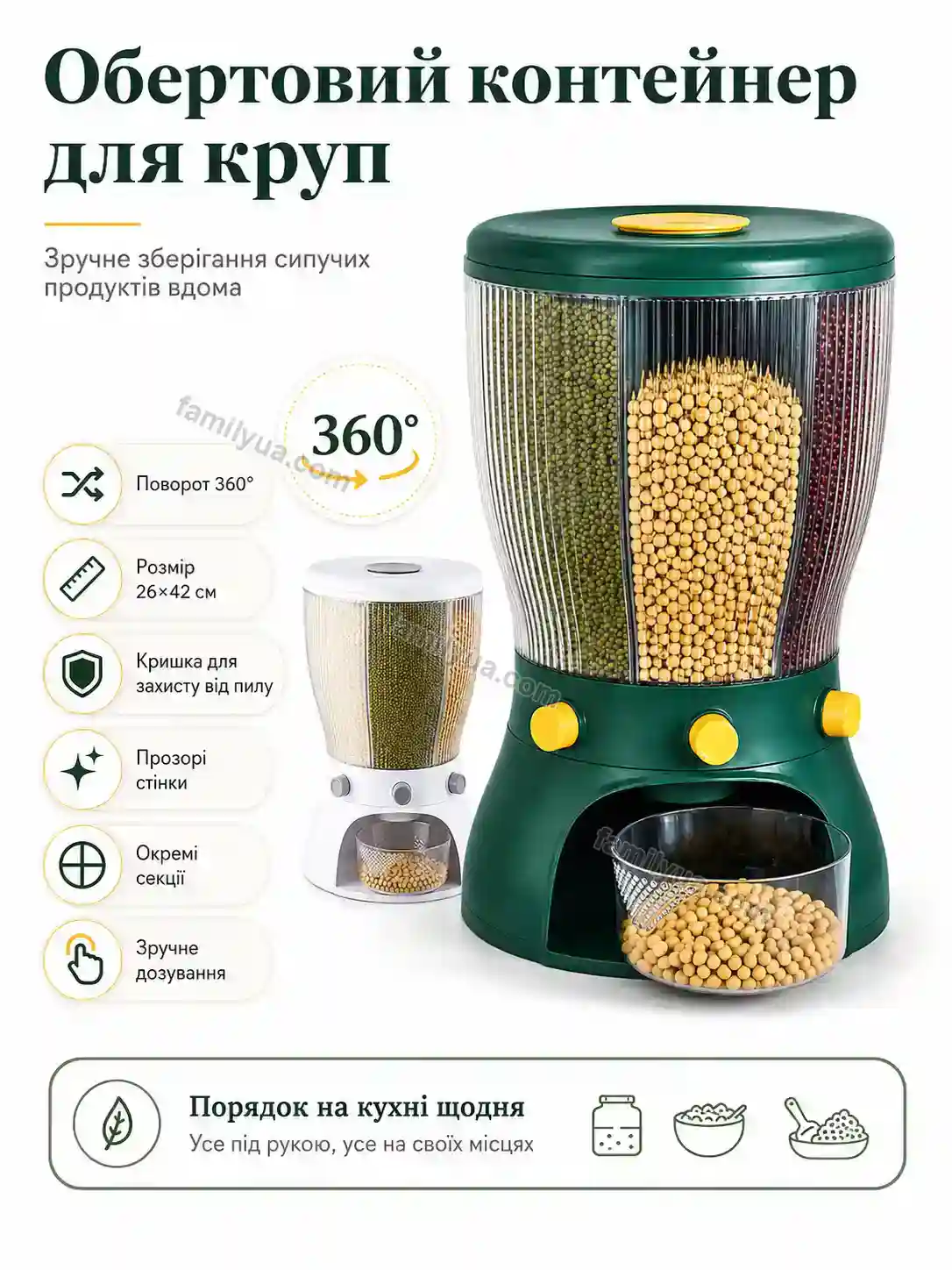 ✨ Контейнер для круп Mira Wave Urban
