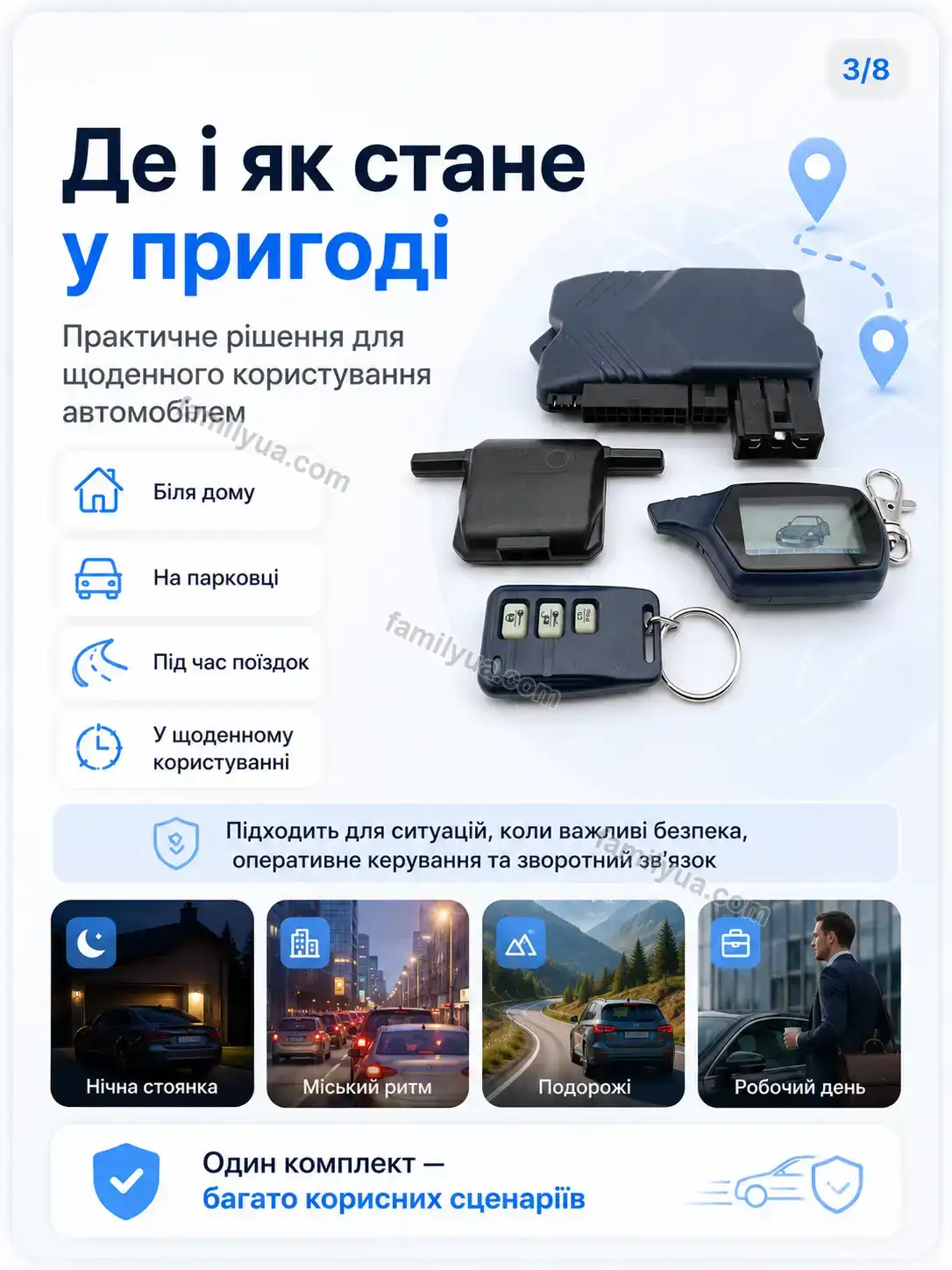 🚨 Автосигналізація Lagom Plus Calm - деталі