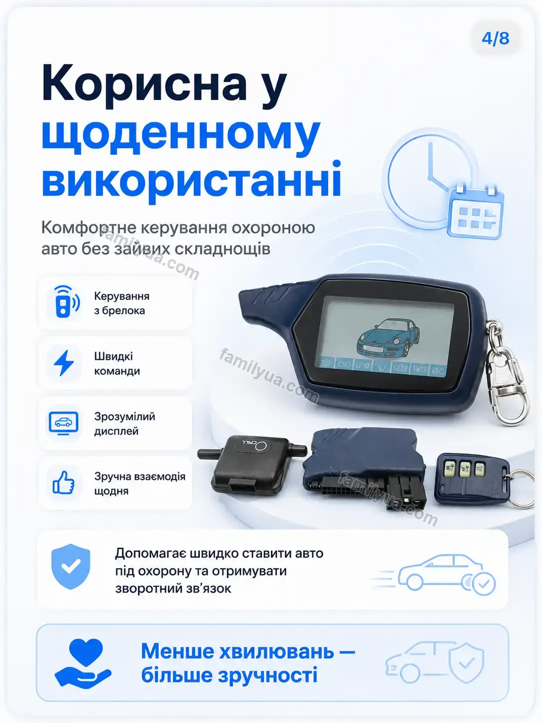 🚨 Автосигналізація Lagom Plus Calm - використання