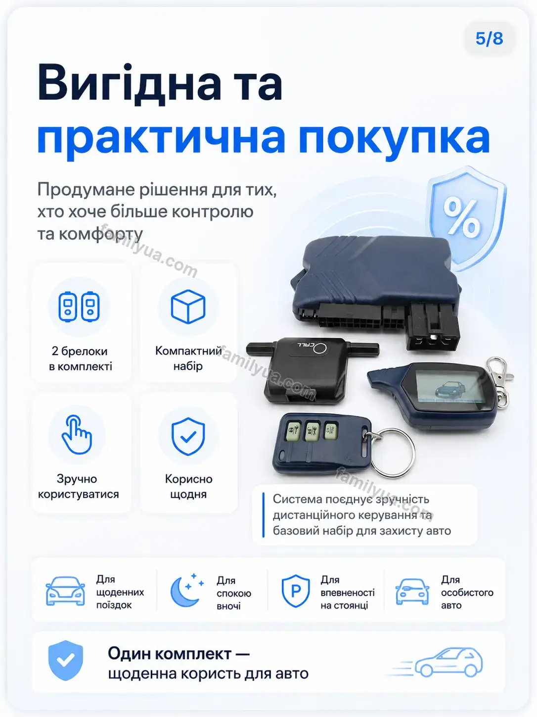 🚨 Автосигналізація Lagom Plus Calm - фото