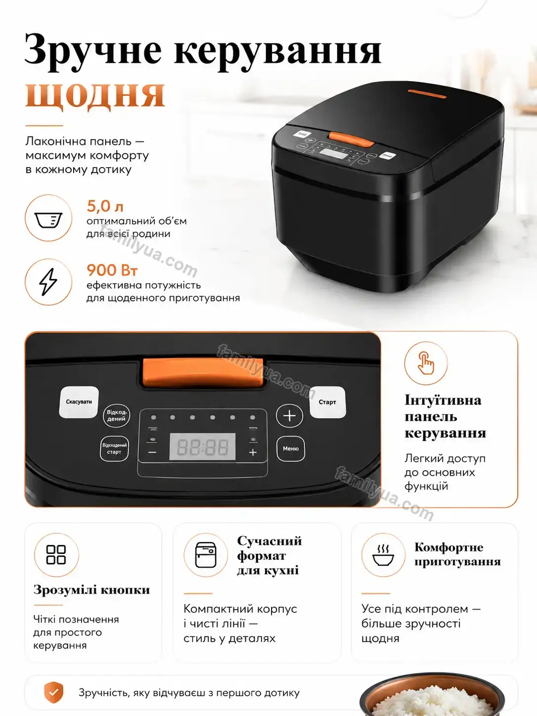 ✨ Рисоварка Sonia Easy Calm - використання