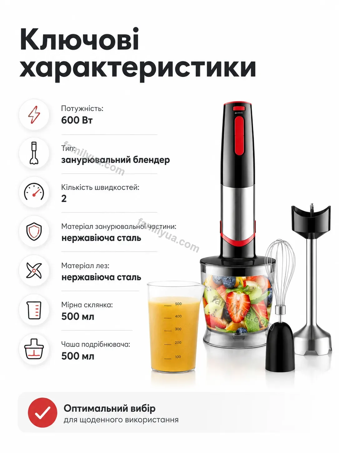 ✨ Блендер Svitlo Easy Bright - деталі