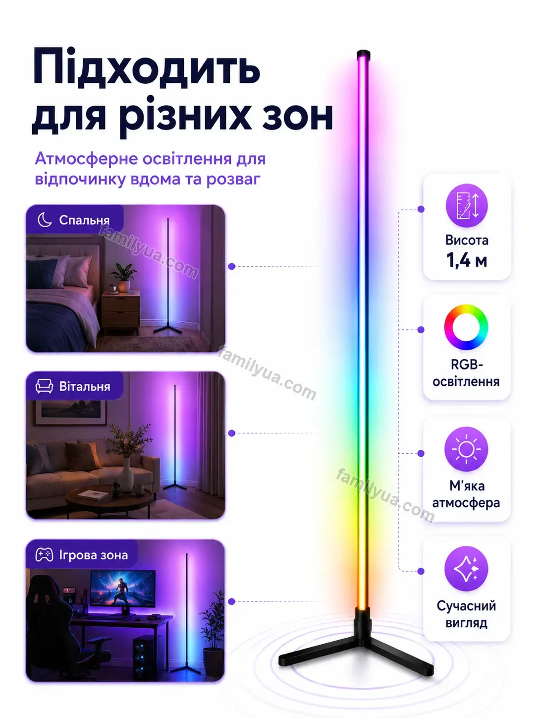 ✨ Світлодіодна стрічка Lagom Care Soft - деталі