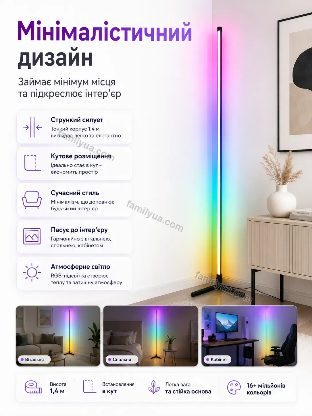 ✨ Світлодіодна стрічка Lagom Care Soft - використання