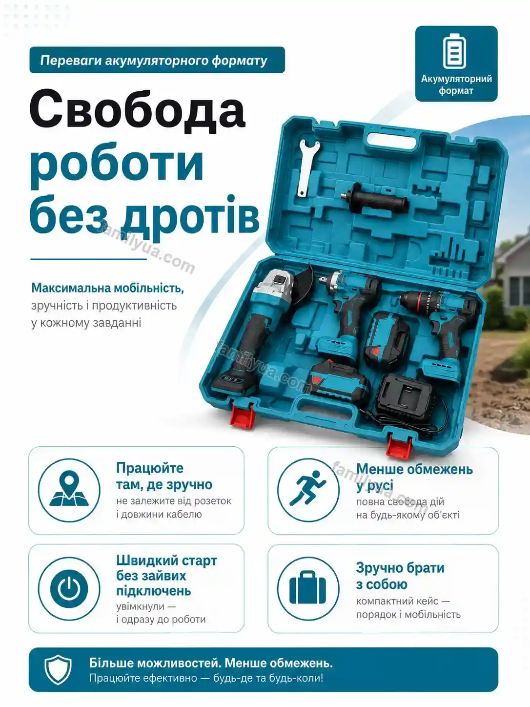 🔧 Набір акумуляторних інструментів Vira Fresh Calm - використання
