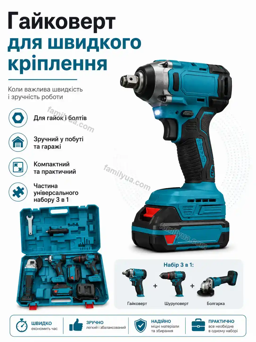 🔧 Набір акумуляторних інструментів Vira Fresh Calm - фото