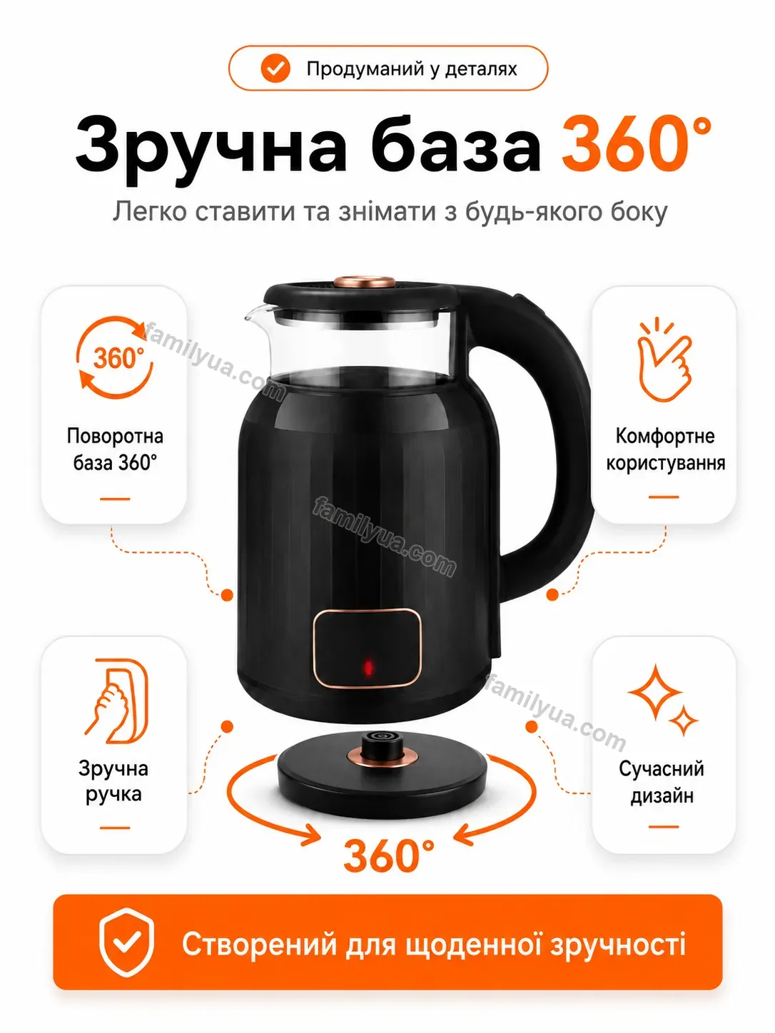 ✨ Електрочайник Svitlo Mini Urban - фото
