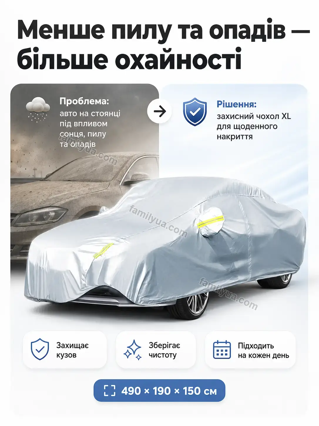 ✨ Чехол на автомобиль от Tysa Home Soft - фото