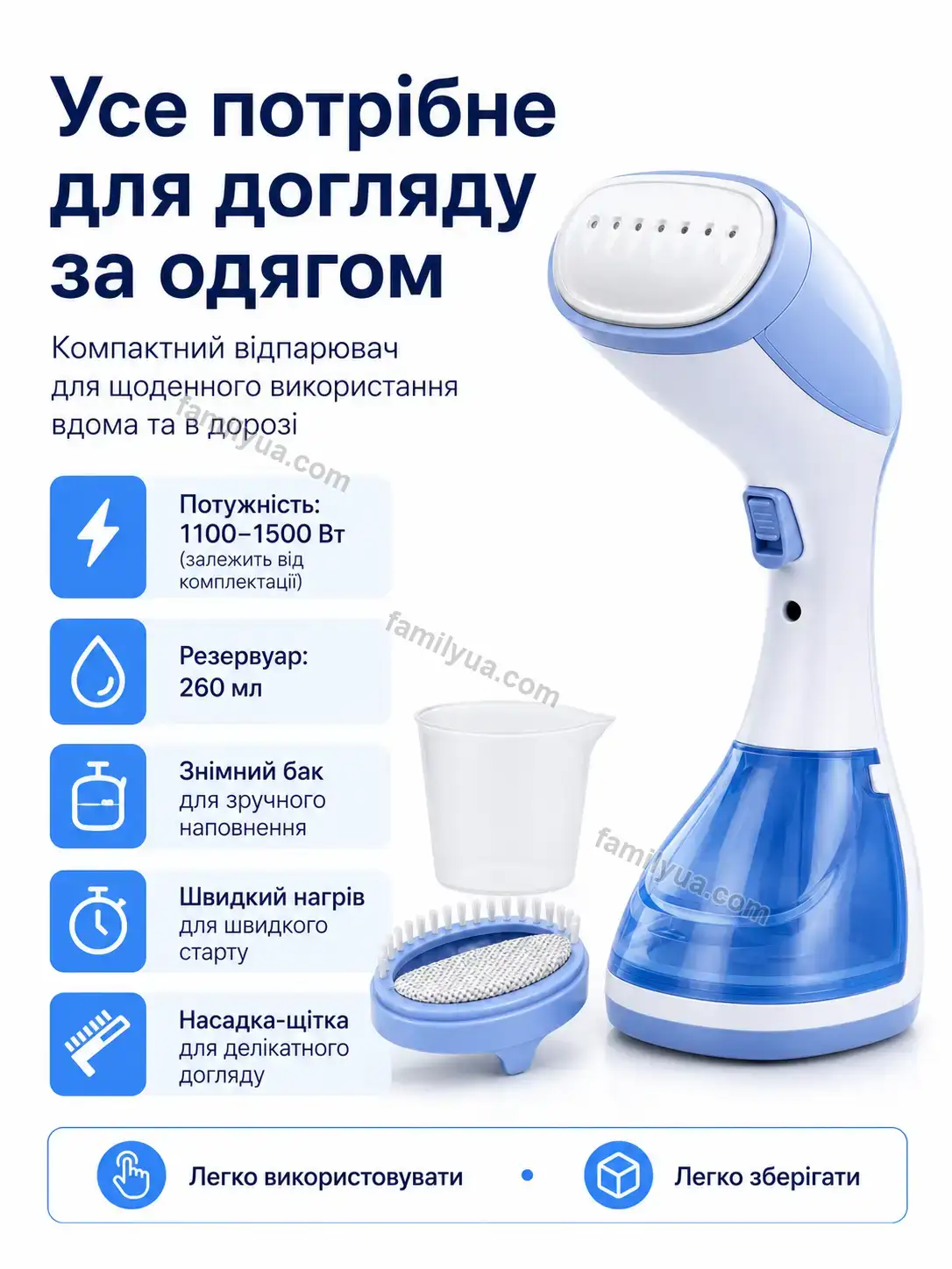 ✨ Відпарювач Nuvia Lite Soft