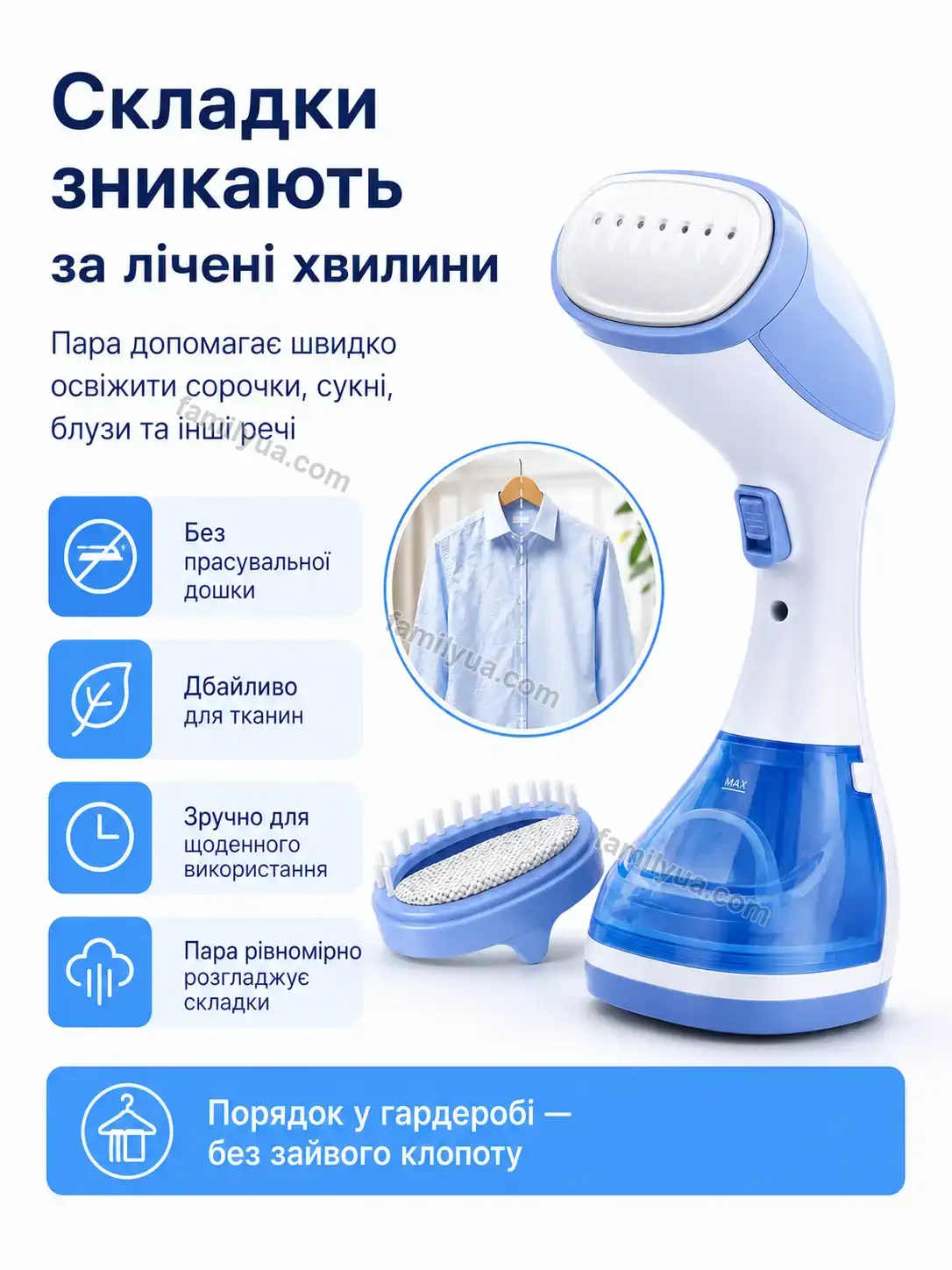 ✨ Відпарювач Laska Lite Soft - деталі