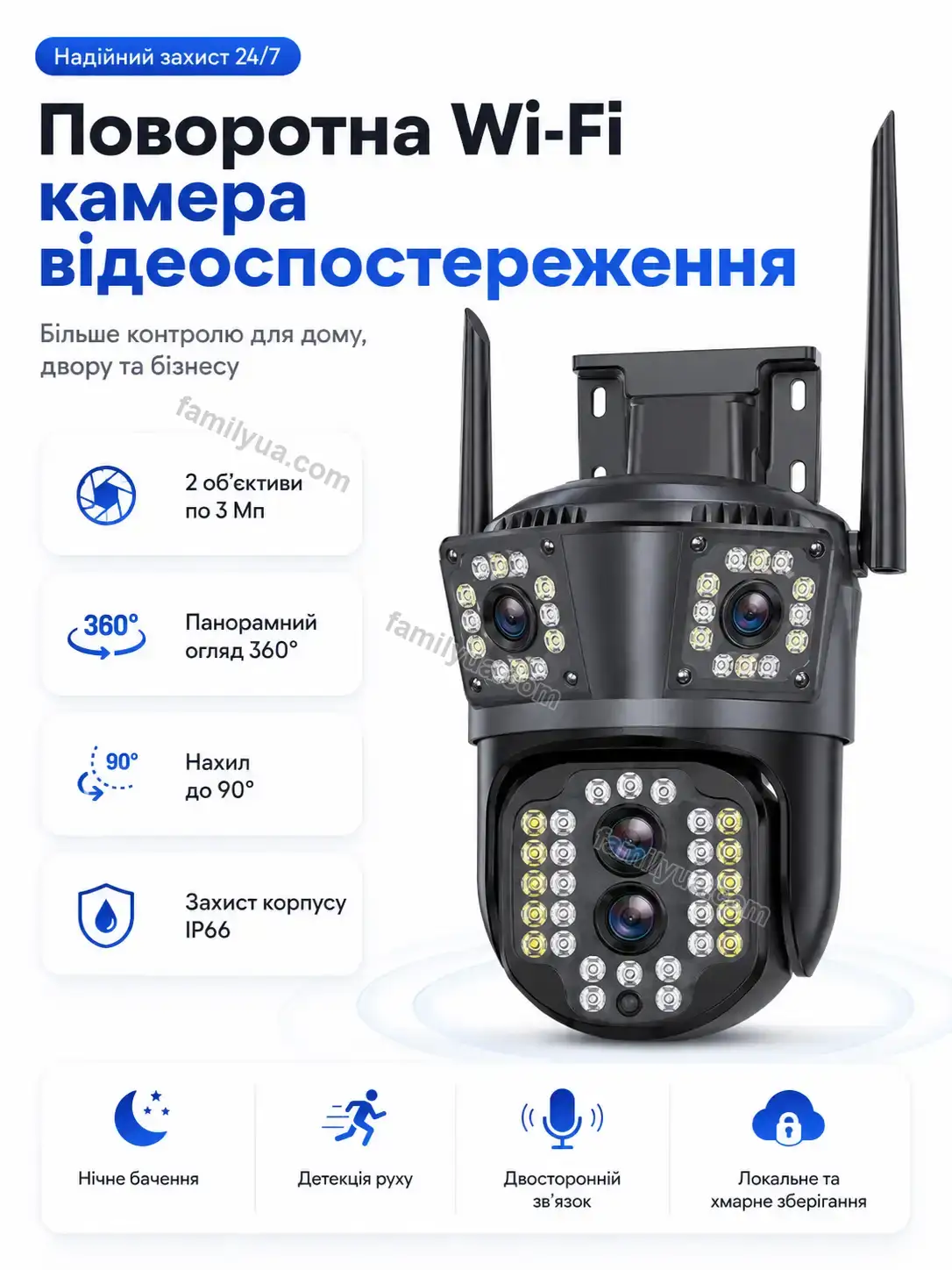 Камера відеоспостереження Zorya Lite Bright