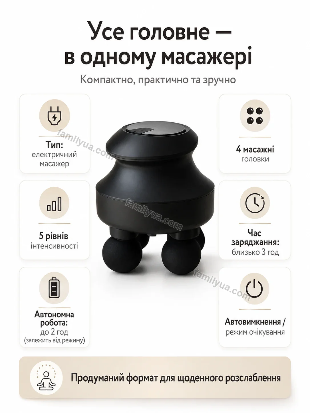 Масажер Tysa Go Soft