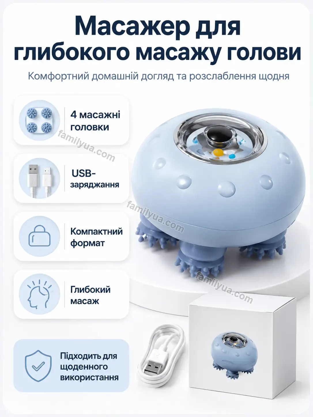 💆 Масажер Breezy Mini Soft