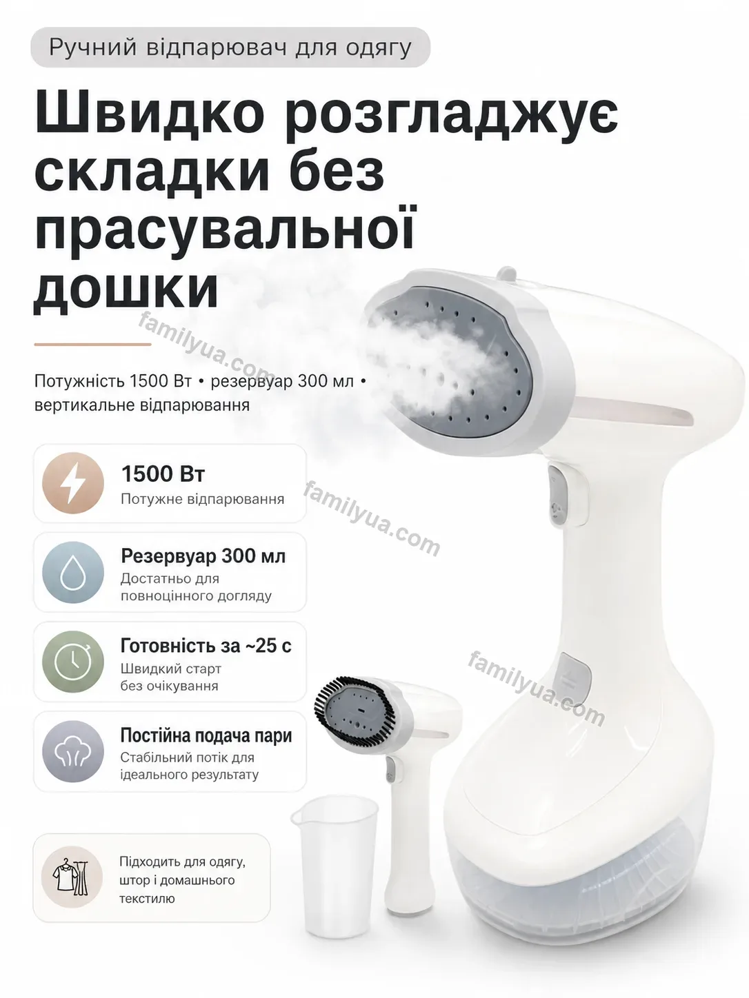 ✨ Відпарювач Sunny Home Bright