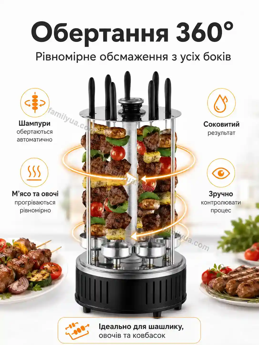 ✨ Електрошашличниця Dobra Lite Bright - використання