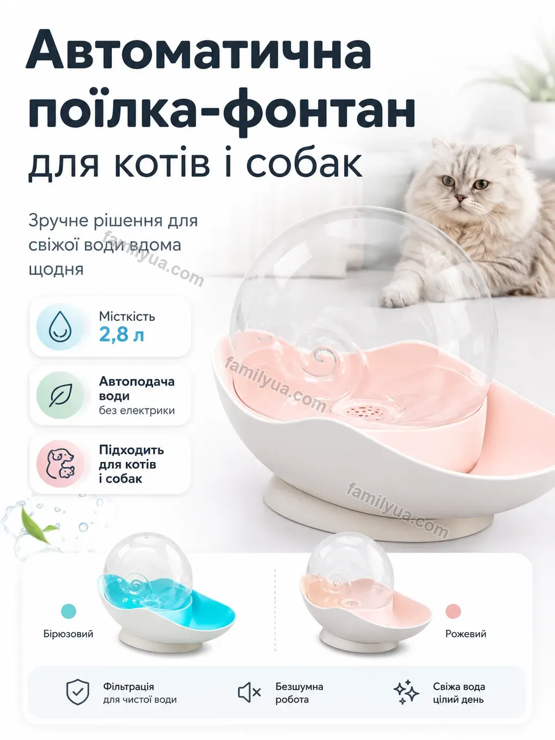 Поїлка для собак Olli Mini Urban ✨ Поїлка для собак Olli Mini Urban