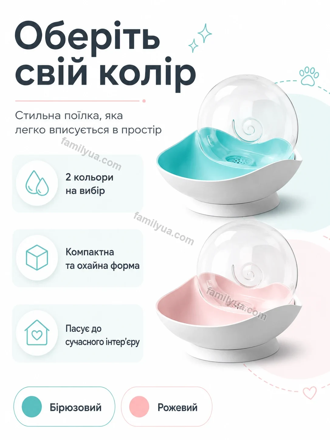 ✨ Поїлка для собак Zorya Mini Urban - фото