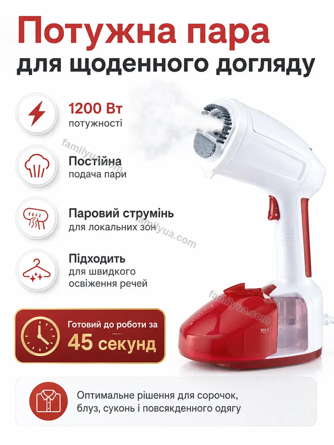 ✨ Відпарювач Laska Wave Soft - деталі