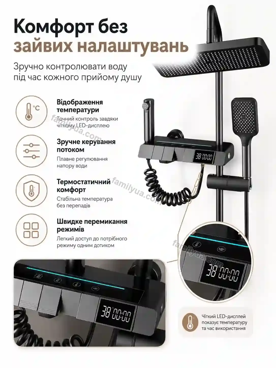 ✨ Смеситель для ванной комнаты Sonia Go Calm - деталі