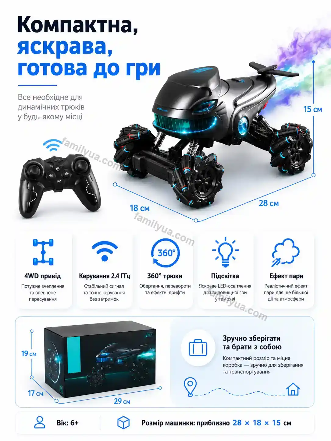 💵 Машинка гоночный автомобиль акула Dobra Lite Soft - фото