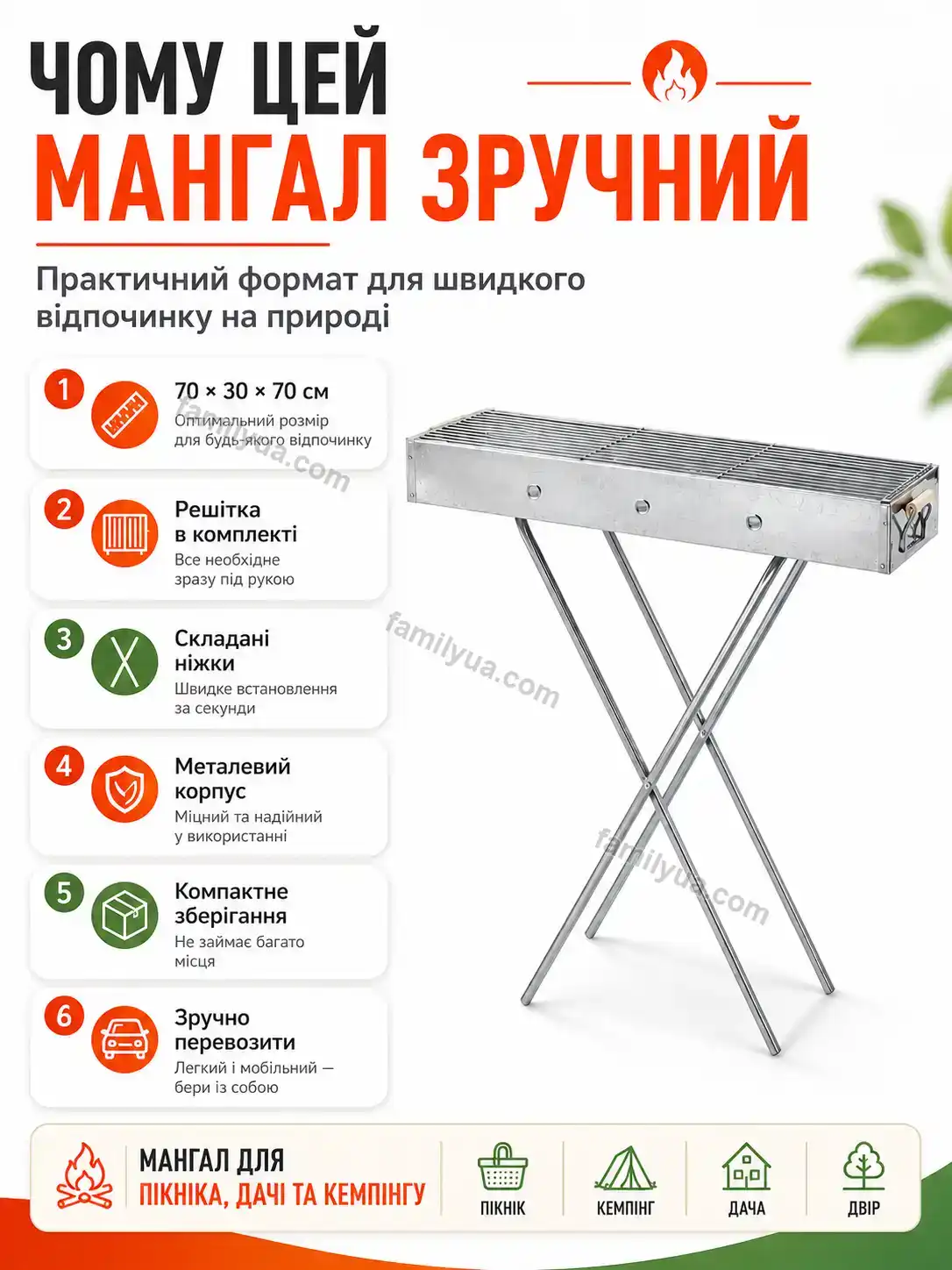 ✨ Мангал Olli Easy Bright