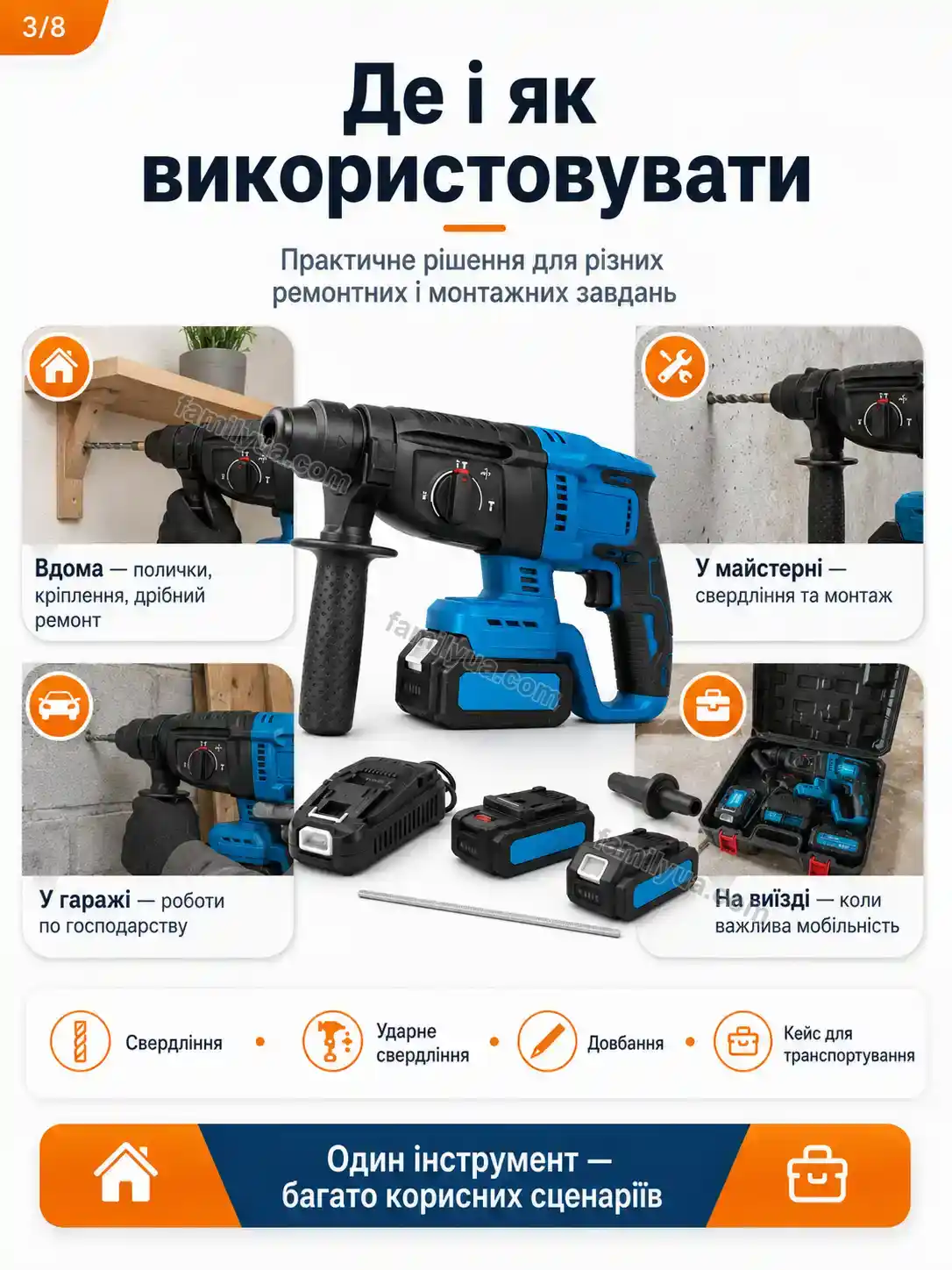 ✨ Перфоратор Dobra Plus Calm - деталі