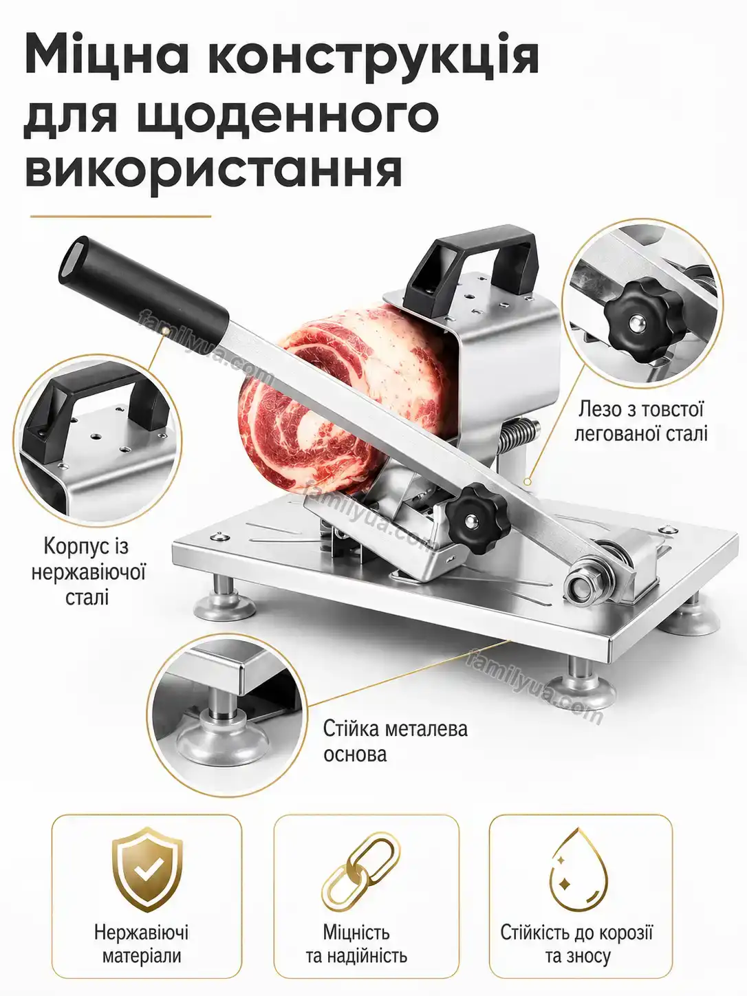 ✨ Слайсер для тонкой нарезки Vira Wave Urban - деталі