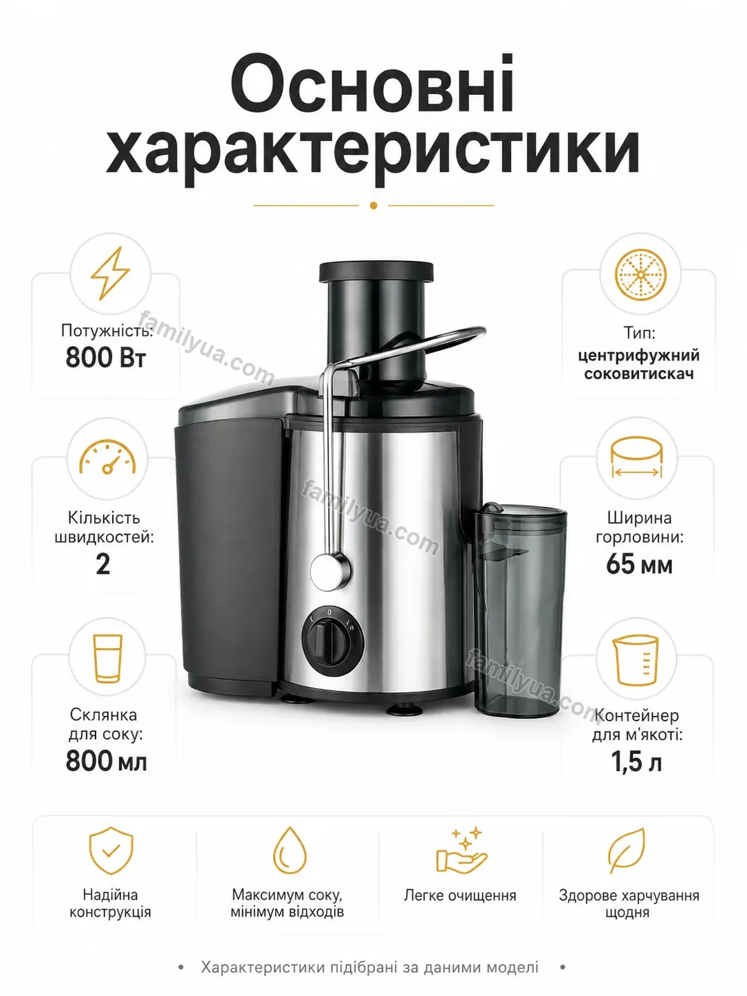 ✨ Соковитискач Daisy Home Calm