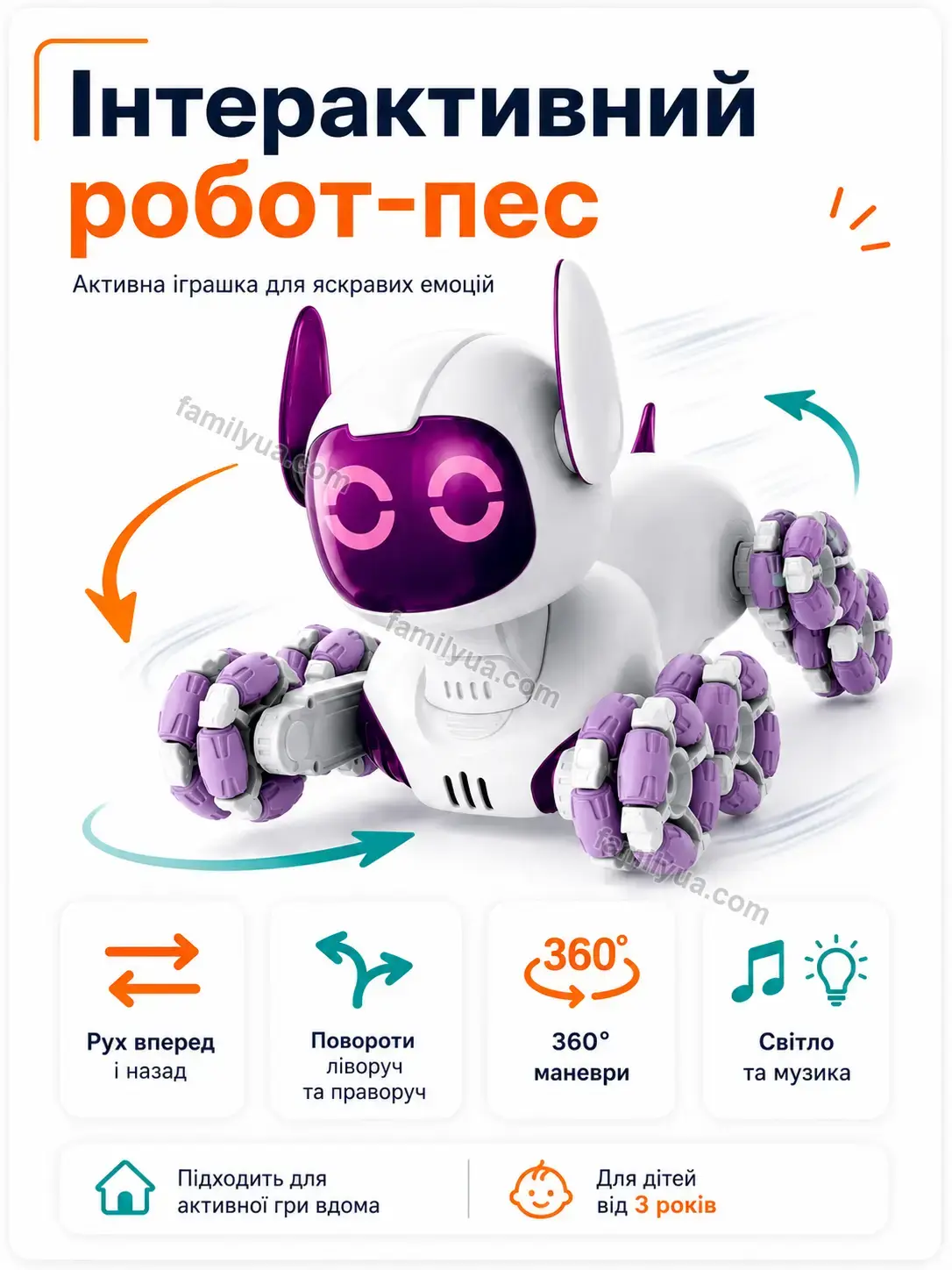 ✨ Іграшка робот Dobra Easy Bright