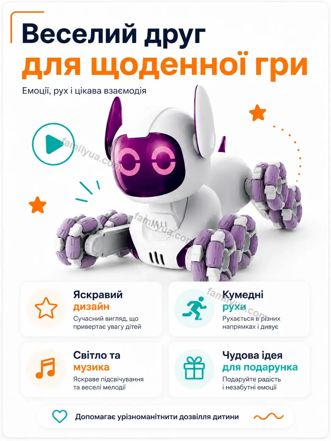 ✨ Іграшка робот Dobra Easy Bright - фото