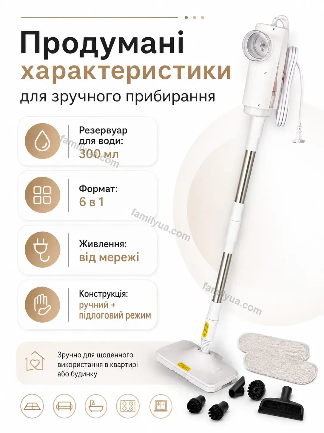 ✨ Пароочисник Tysa Home Calm - використання