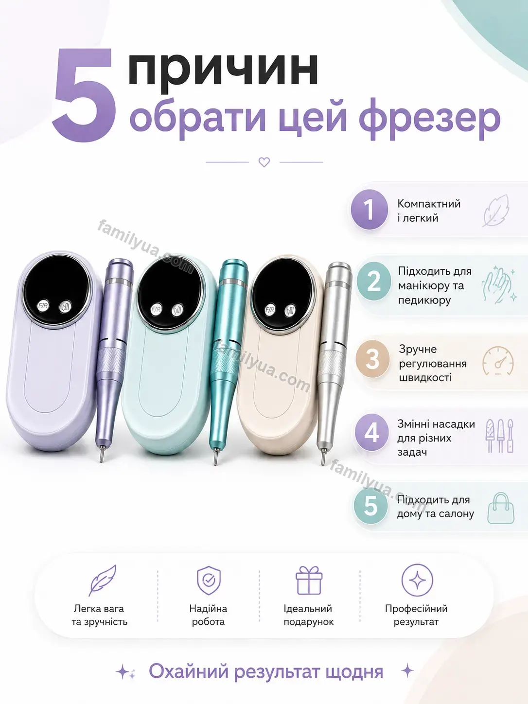 ✨ Фрезер для манікюру Lagom Plus Soft - фото