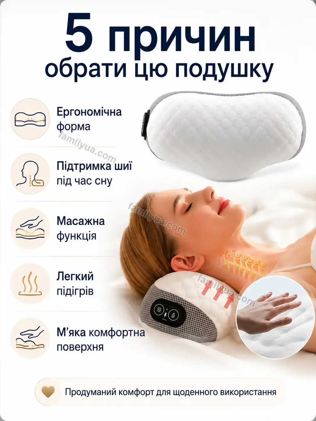 ✨ Подушка Laska Care Soft - фото