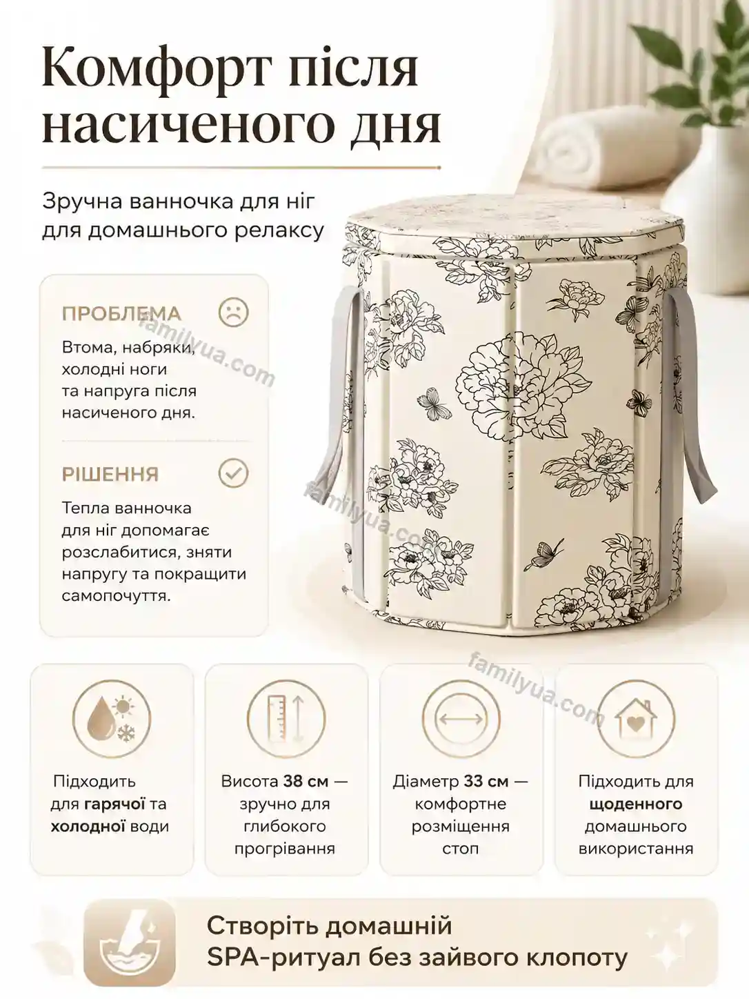 ✨ Ванна спа ванна для Zorya Fresh Soft - деталі