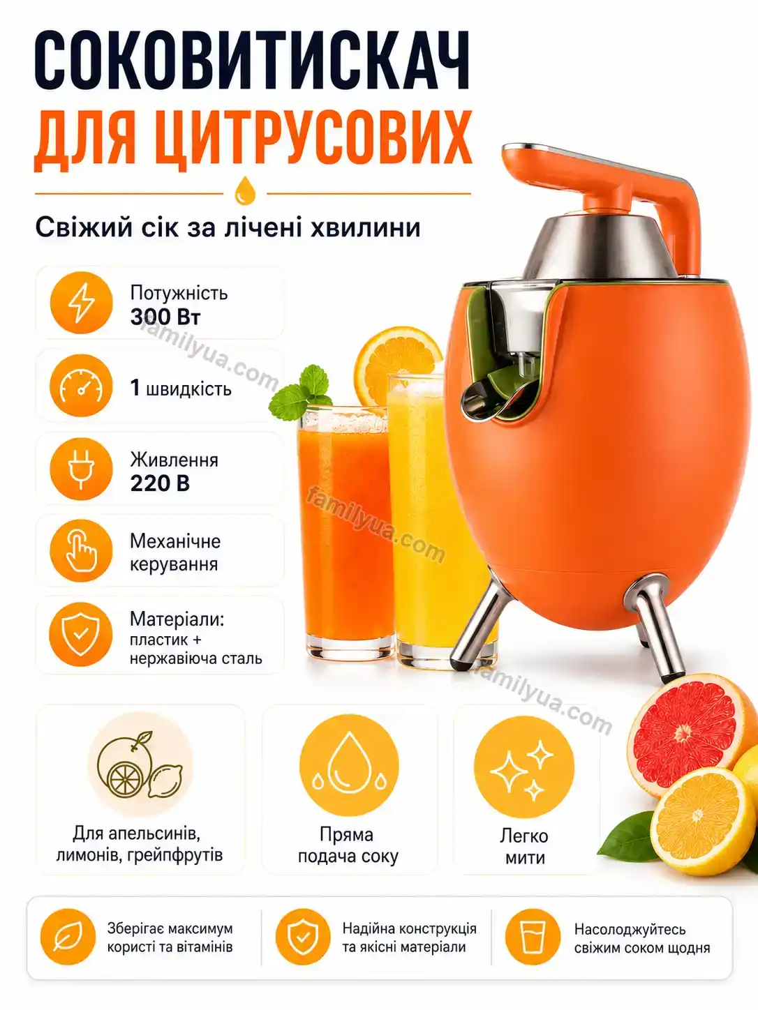 ✨ Соковитискач Mellow Home Soft