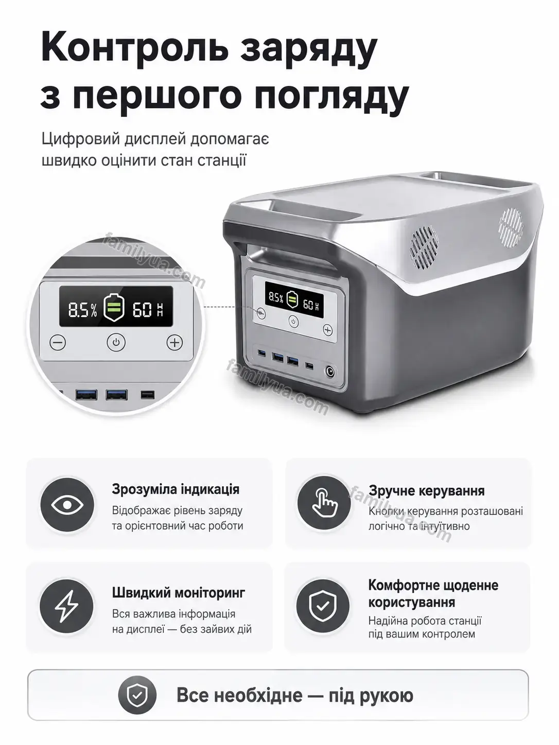 ✨ Зарядна станція Dobra Fresh Bright - фото