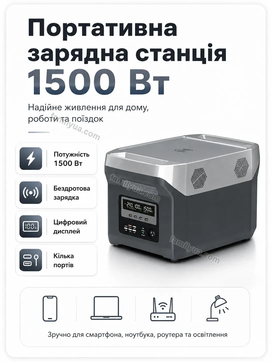 ✨ Зарядна станція Comfy Fresh Bright