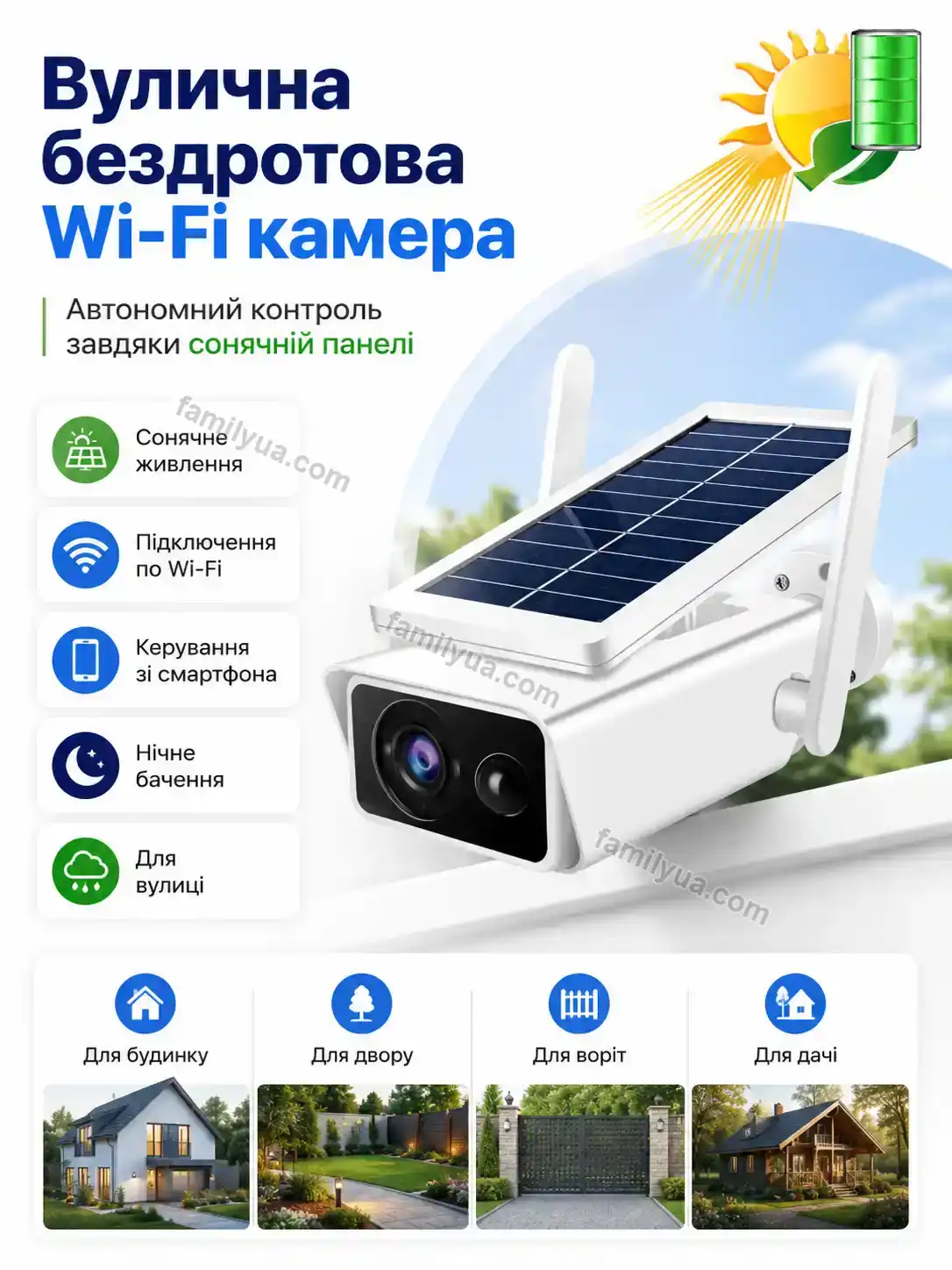 Вулична камера спостереження StreetEye Svitlo Mini Calm