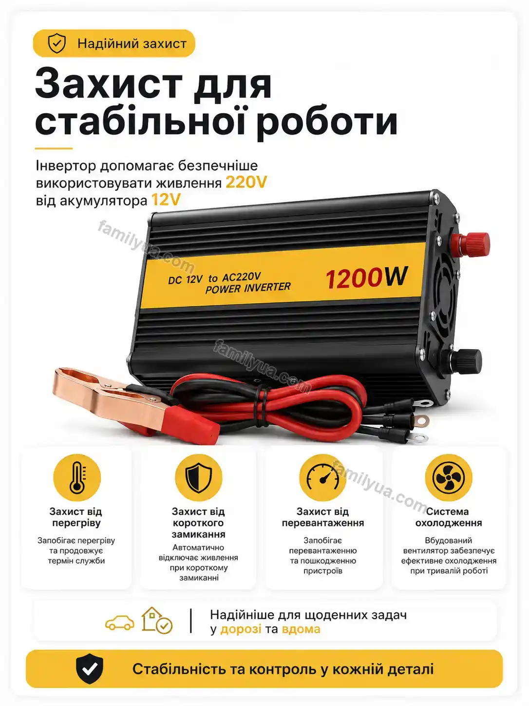 ✨ ⚡ інвертор → Tysa Go Bright - деталі