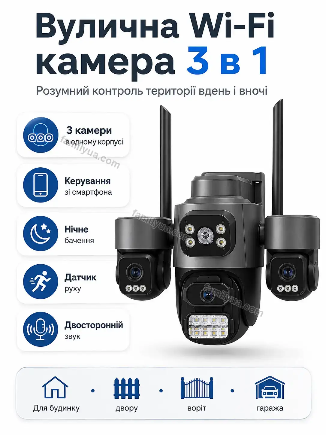 Вулична камера спостереження NightVista 1 Lagom Go Bright